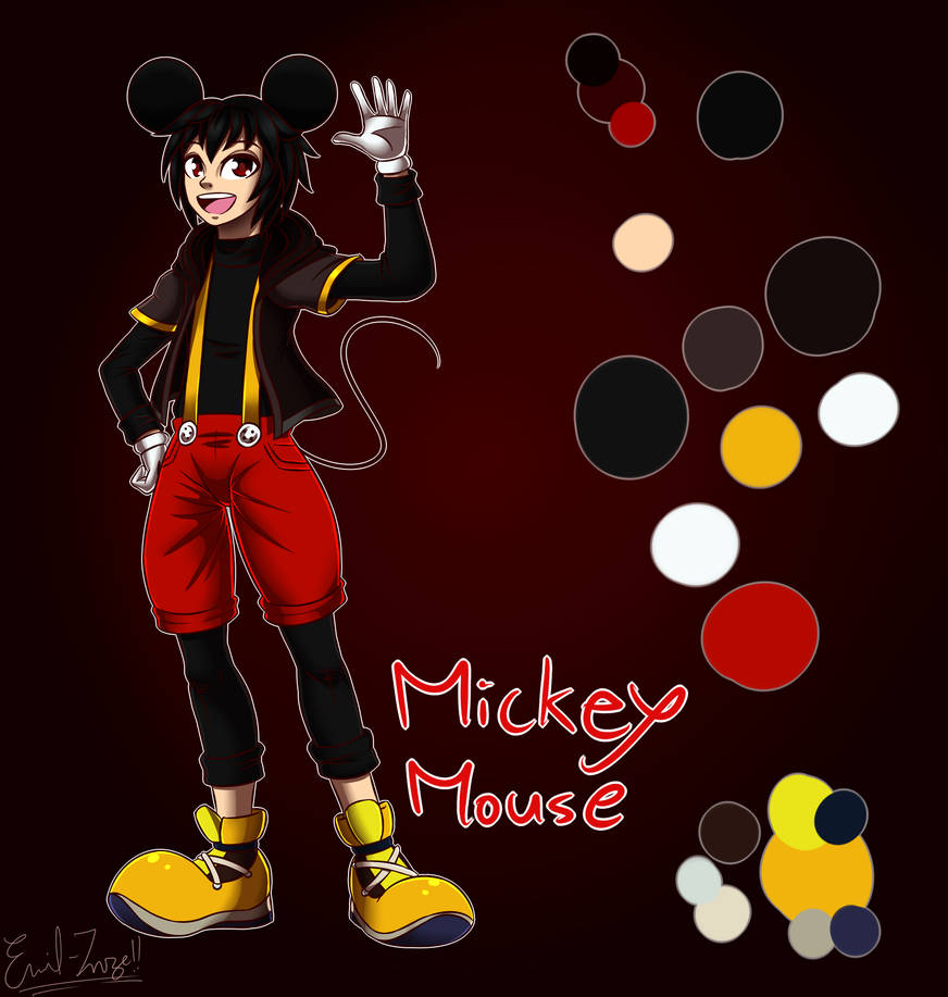 Mickey Mouse (Reference) by Emil-Inze on DeviantArt