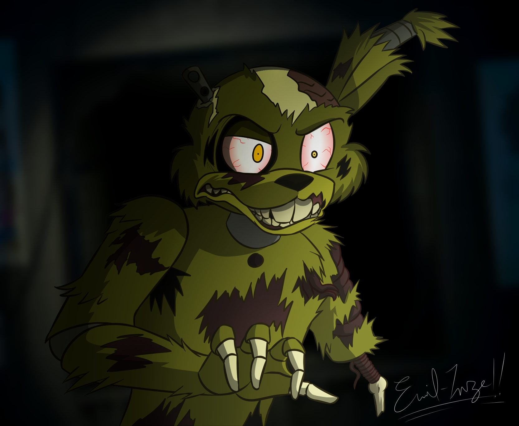 Salvaged Springtrap (Tony Crynight Version) .