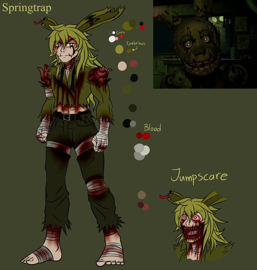 Springtrap (Scrapped Beta Design) by Emil-Inze on DeviantArt