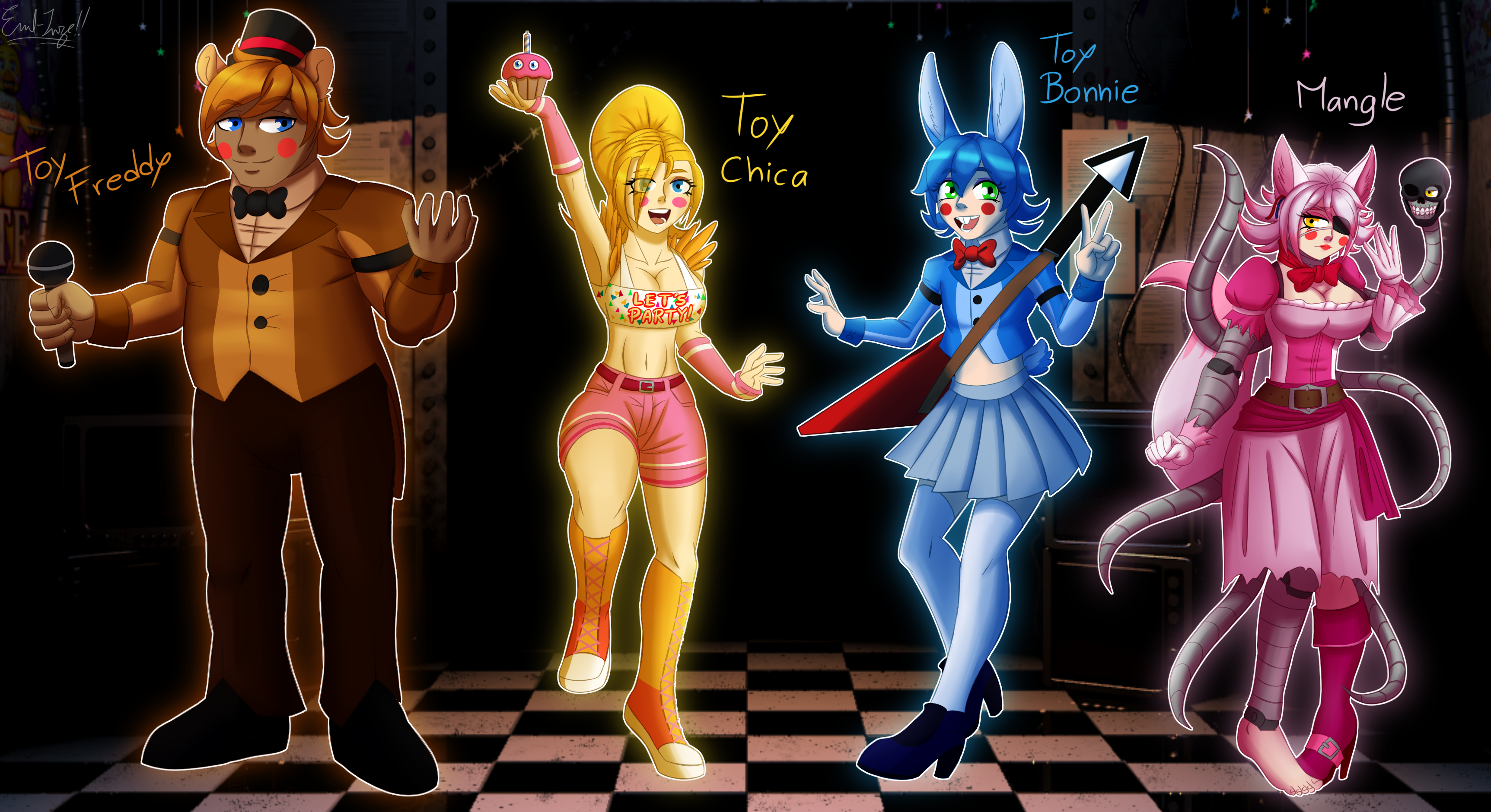 Five nights at Freddy's 2 - human toy version