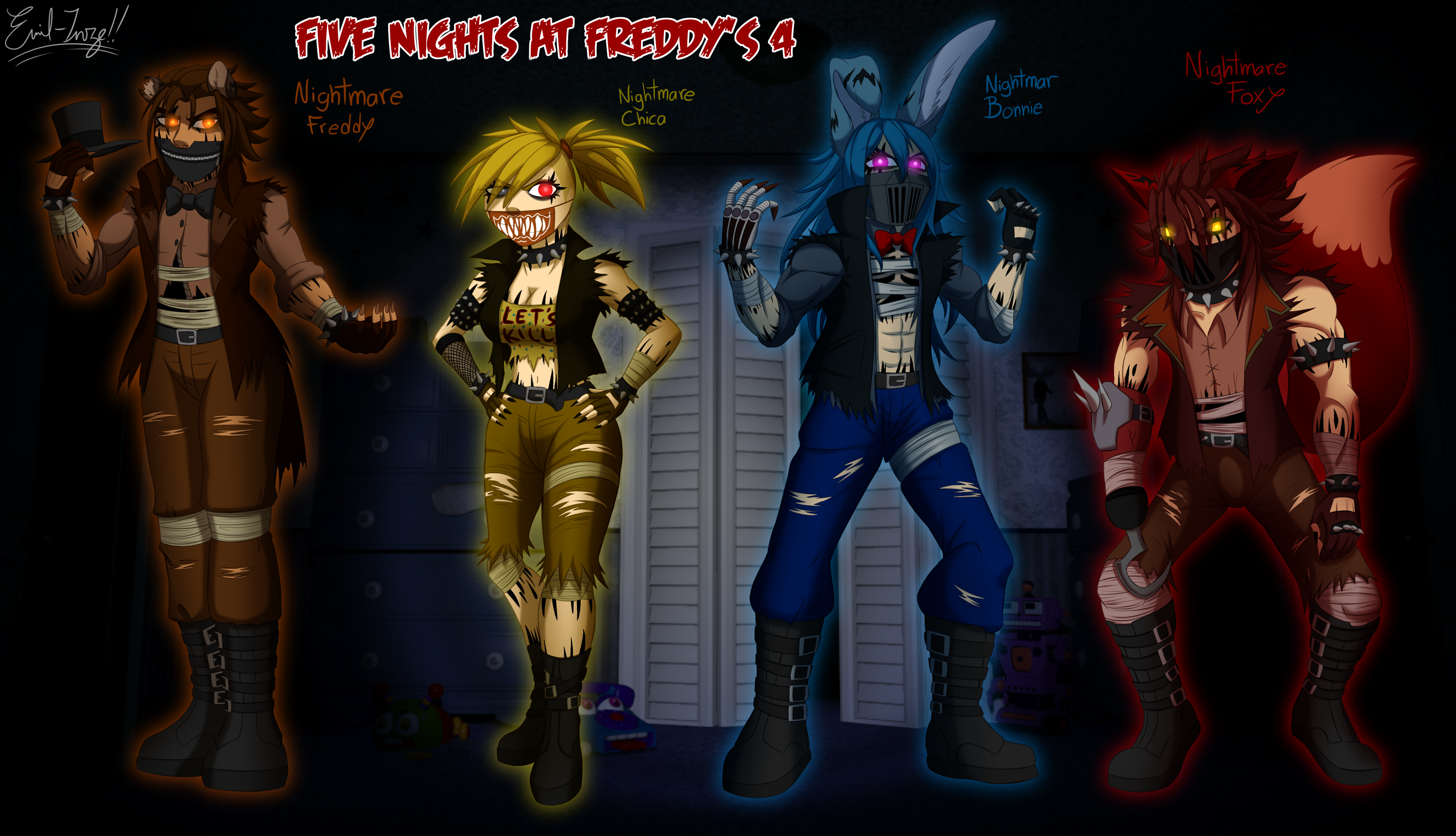 Five Nights At Freddy's 4 Five Nights At Freddy's 2 Fan Art PNG