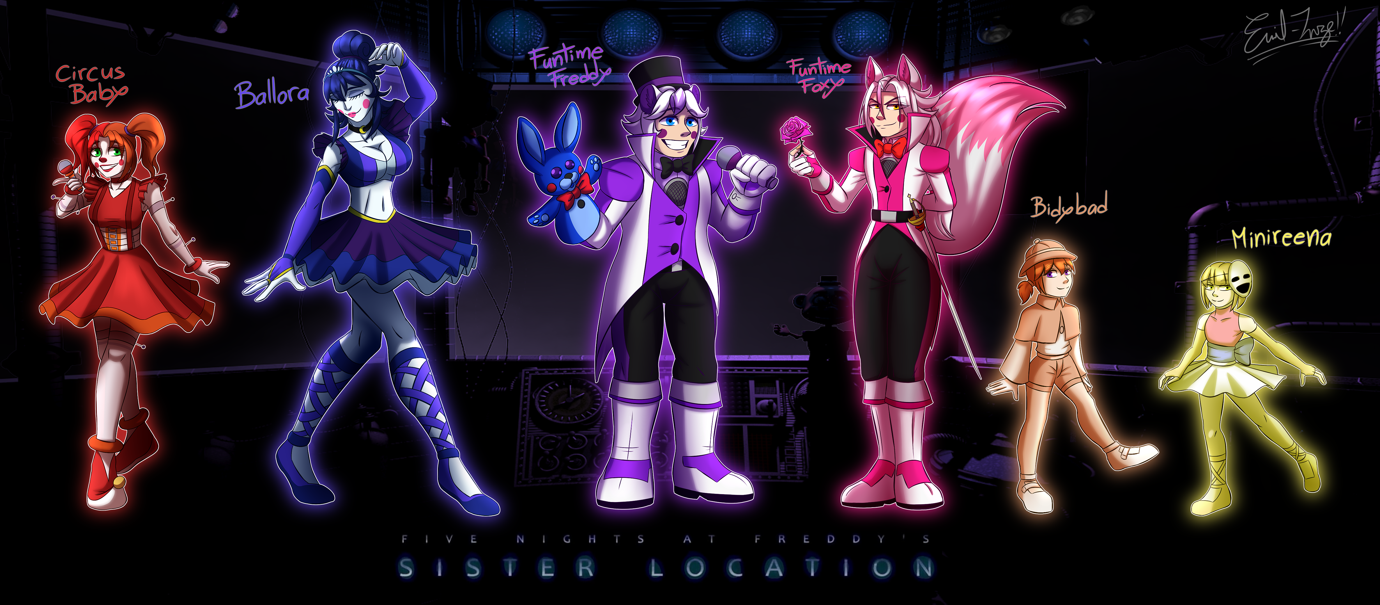 Five nights at freddy's Sister location by alexcpu on DeviantArt