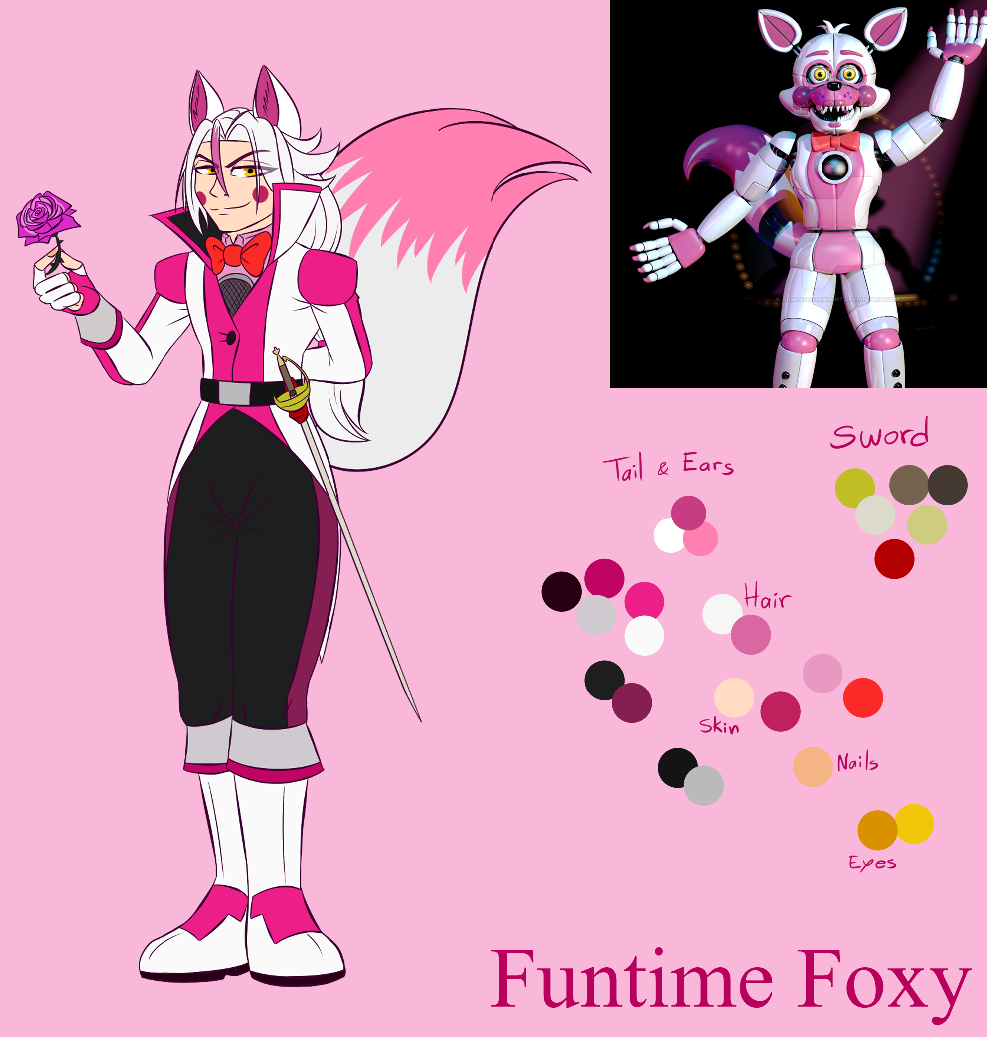 Funtime Foxy Design Funtime Foxy by Emil-Inze on DeviantArt