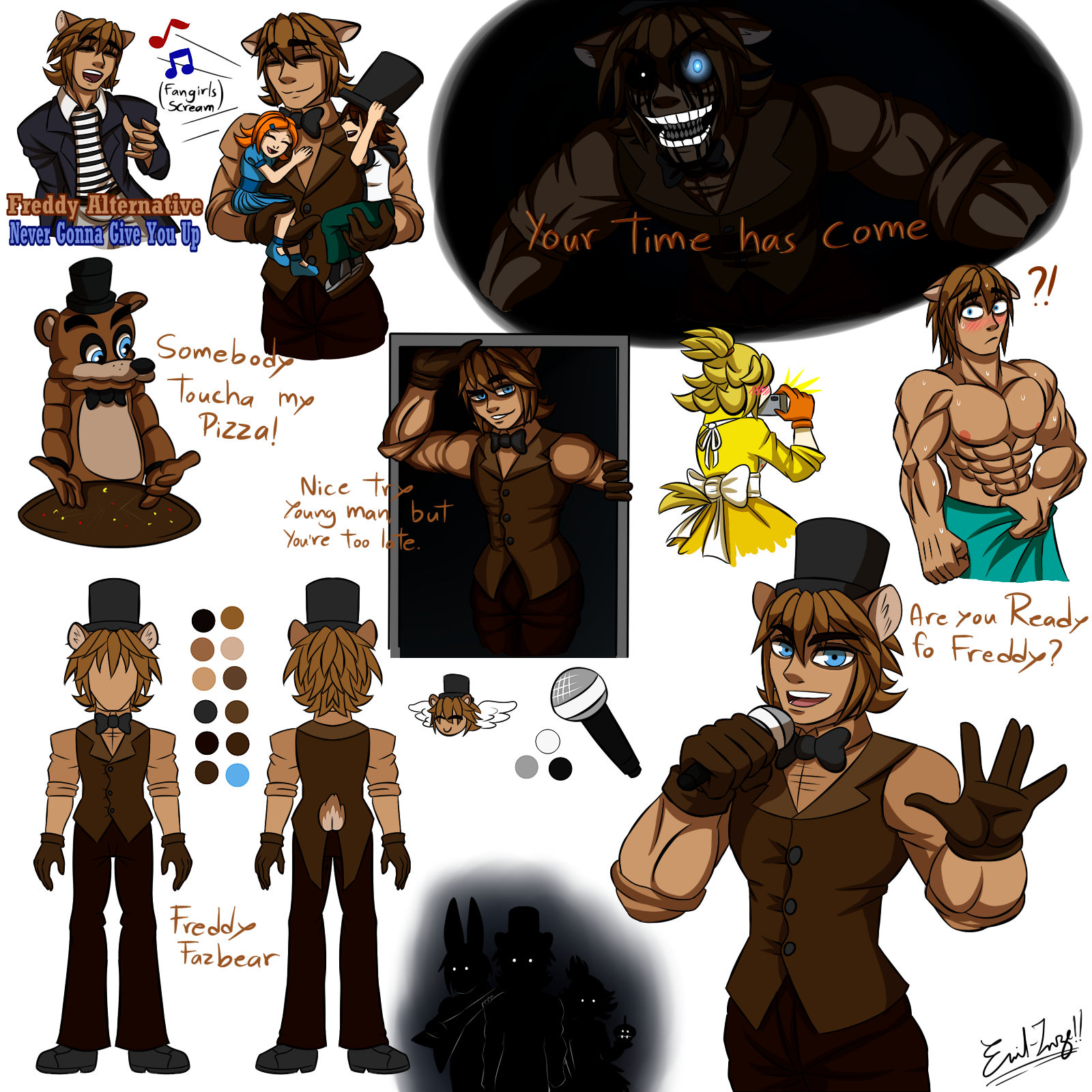 Five Nights at Freddy's 1 Concept by Emil-Inze on DeviantArt