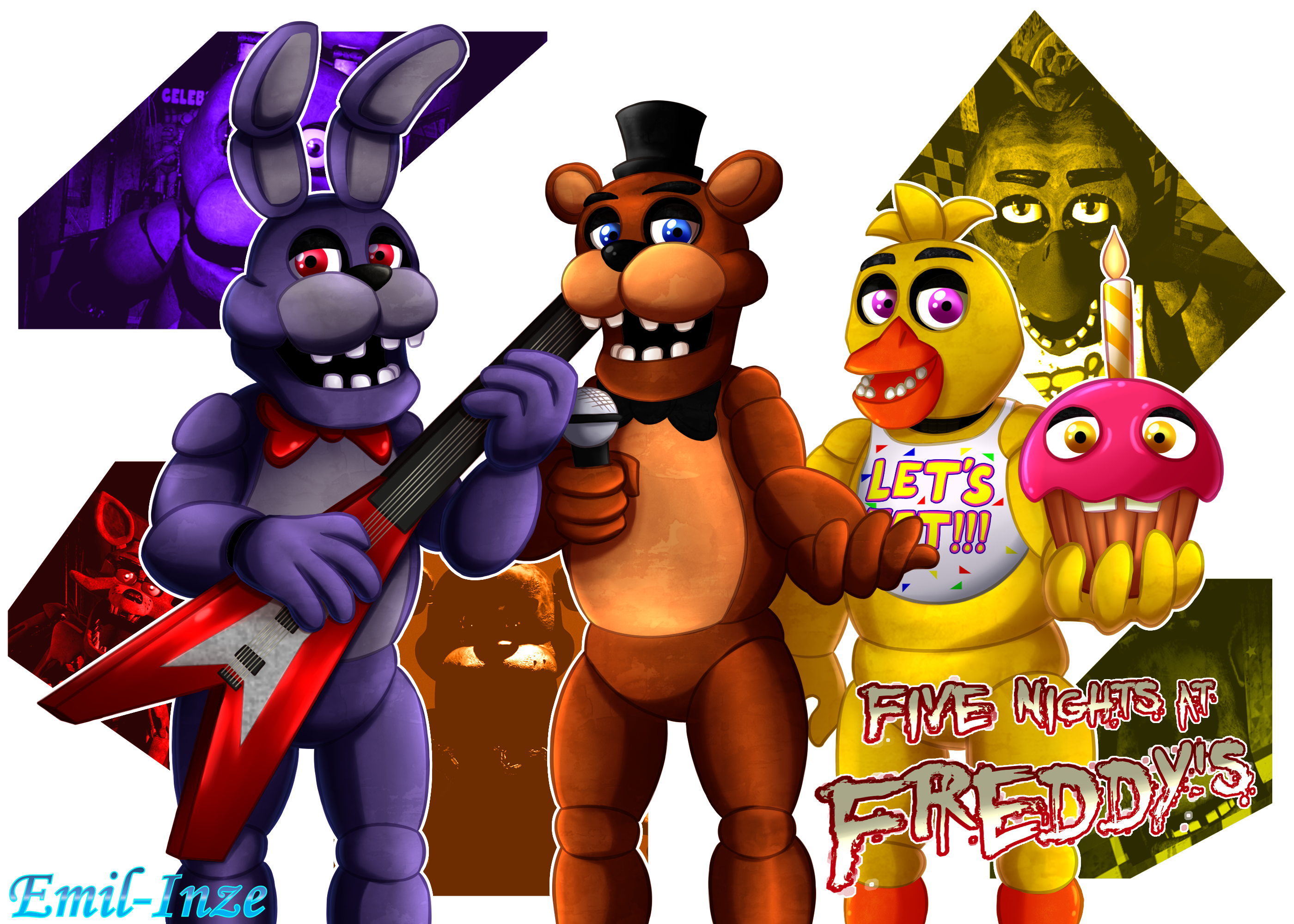 Five Nights at Freddy's 1 Concept by Emil-Inze on DeviantArt