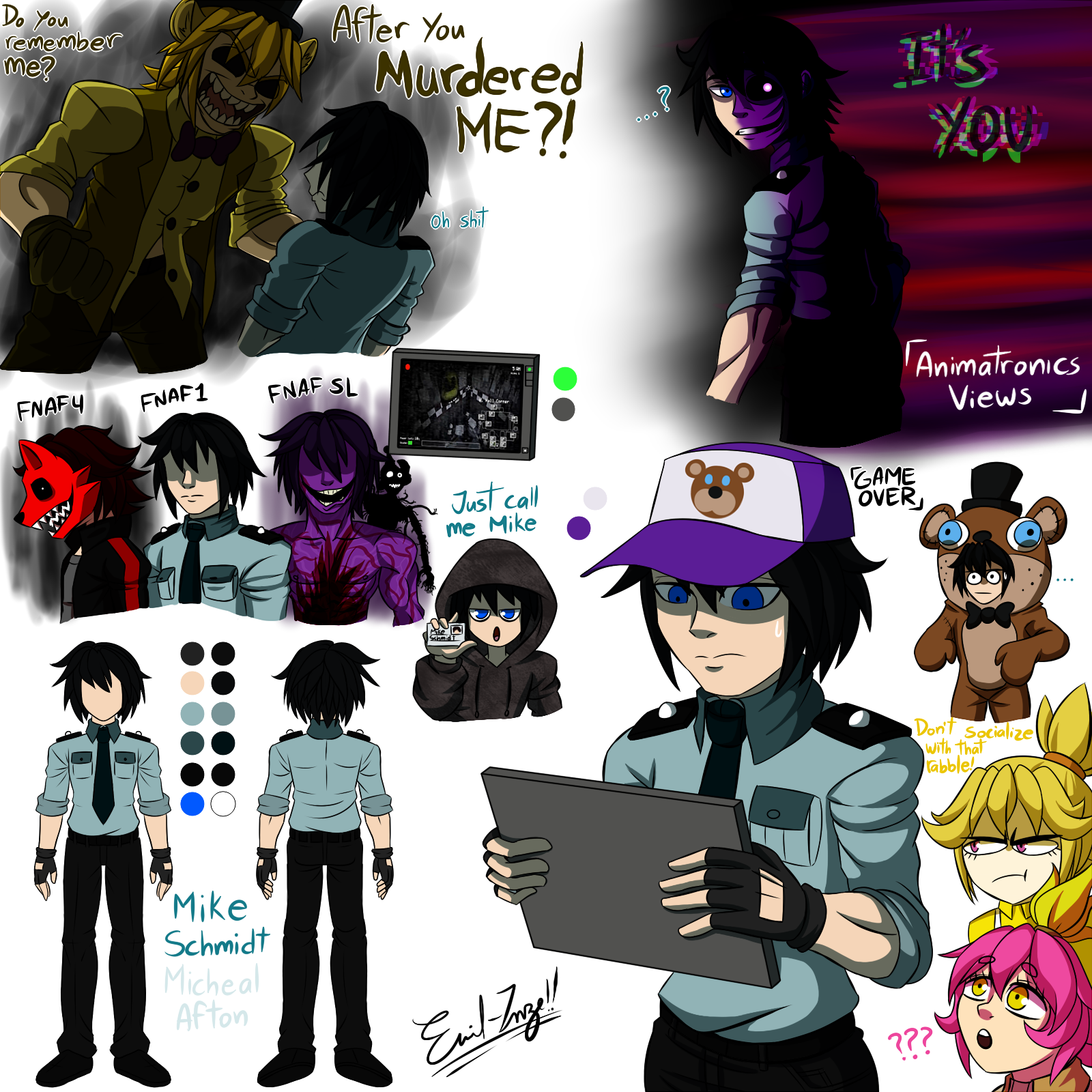 Five Nights at Freddy's 1 Concept by Emil-Inze on DeviantArt