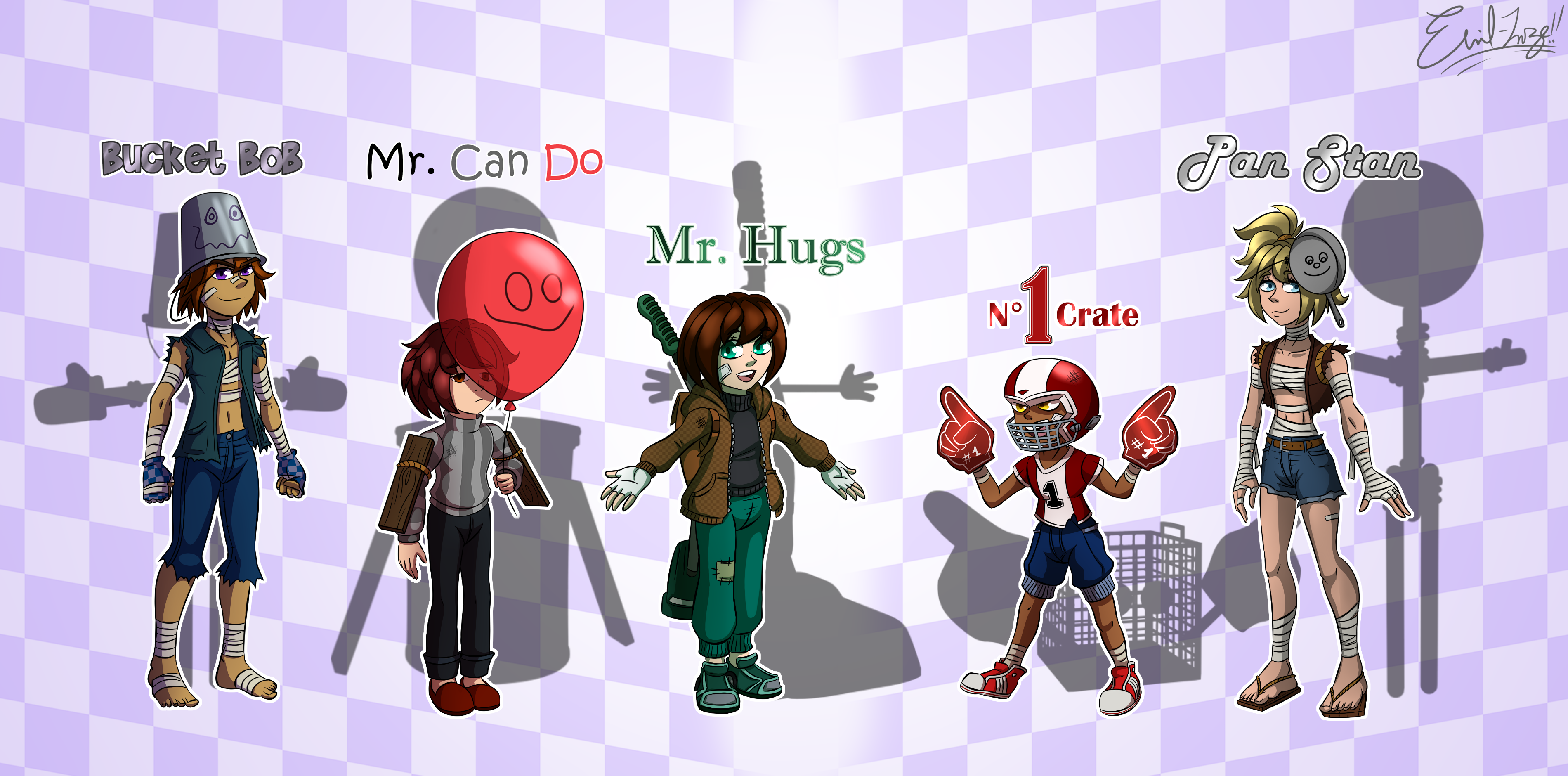 X 上的Emil-Inze：「FFPS - Salvaged Animatronics Humans Concept