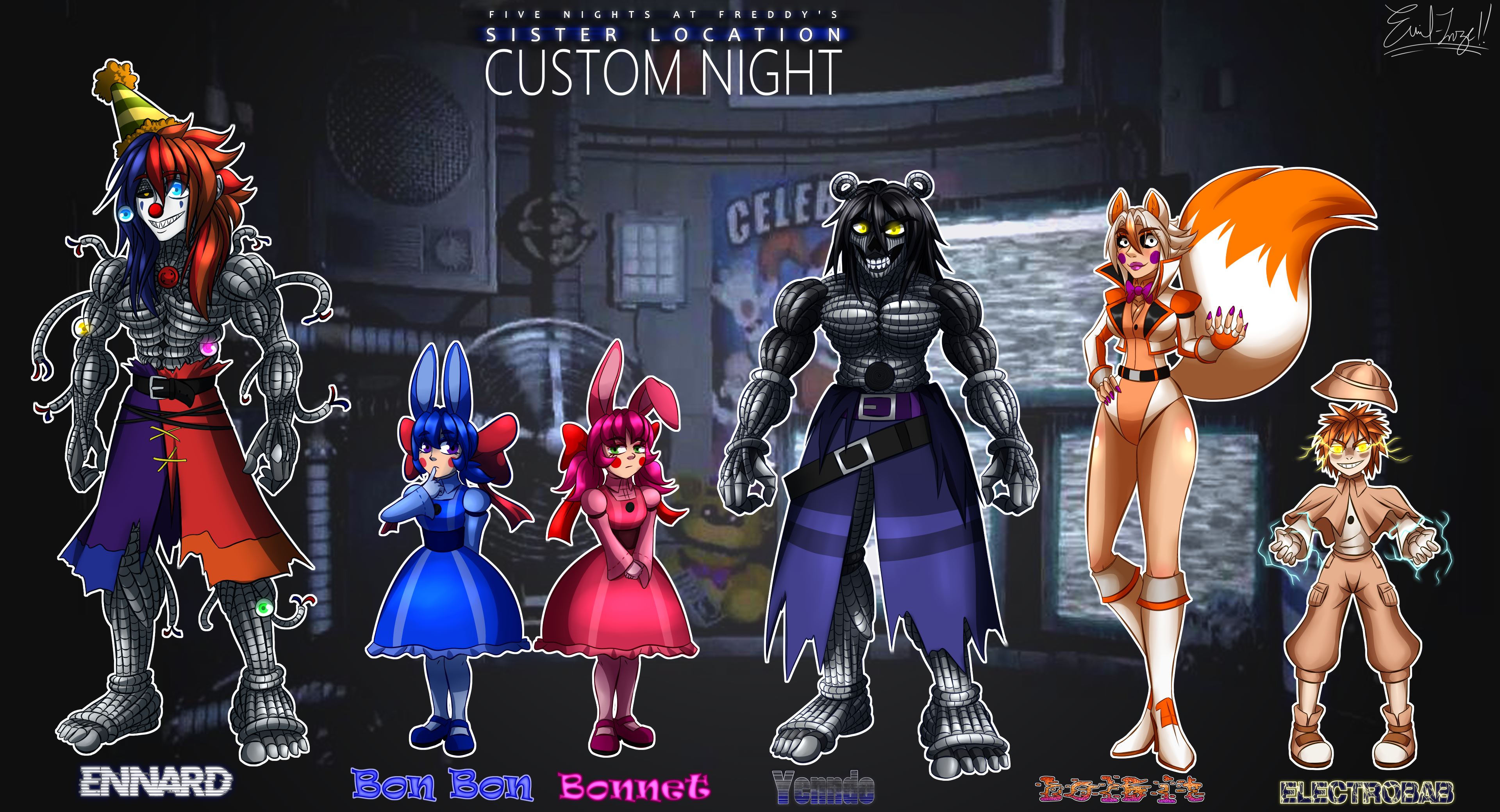 Five Nights at Freddy's 4 Concept by Emil-Inze on DeviantArt