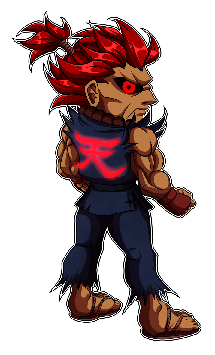 🔥天🔥 Akuma win portrait from Super Street Fighter II Turbo Revival, drawn  by Edayan! ☆ New gallery of high-res character artwork from SSF2T…