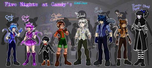 Plush five nights at Candy's by Danila2005paint on DeviantArt