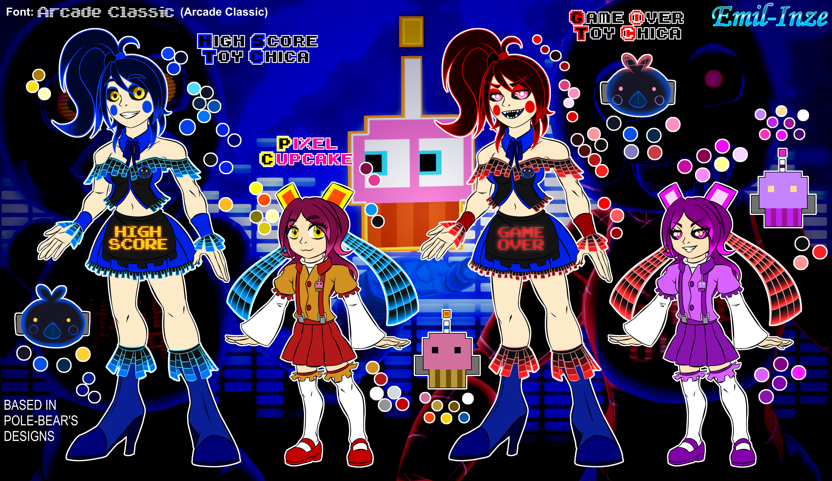 images Fnaf Ar Special Delivery Highscore Toy Chica fnaf ar pole bear high score toy