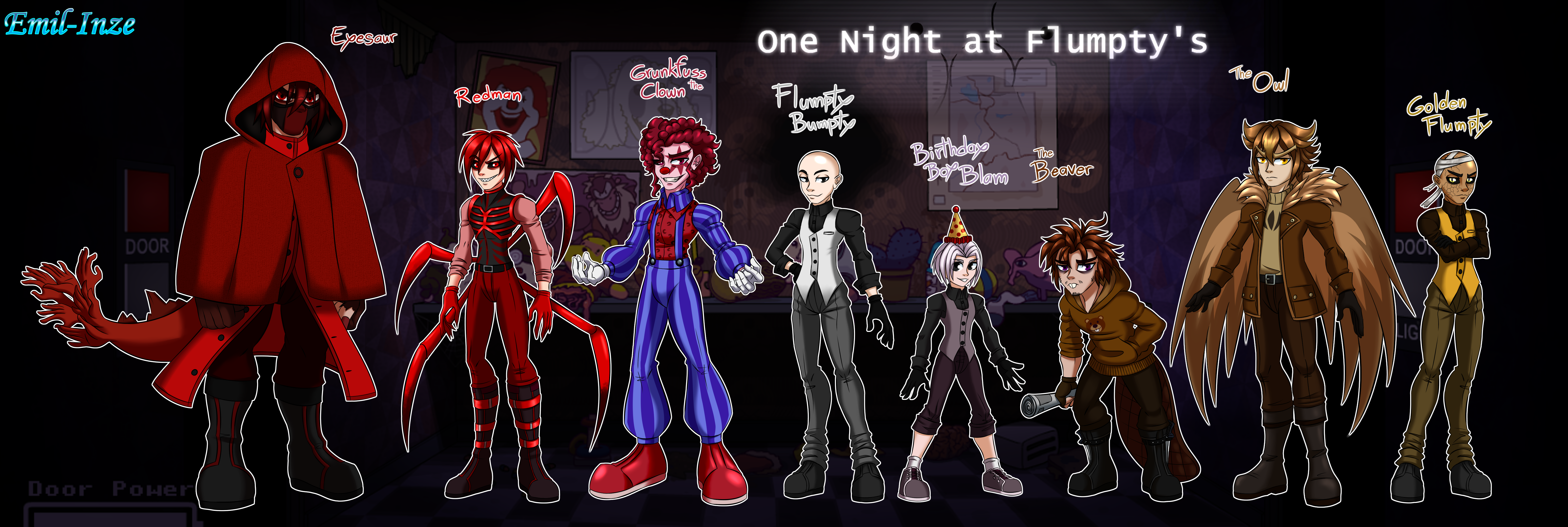 FNAF Security Breach - Human Concept by Emil-Inze on DeviantArt