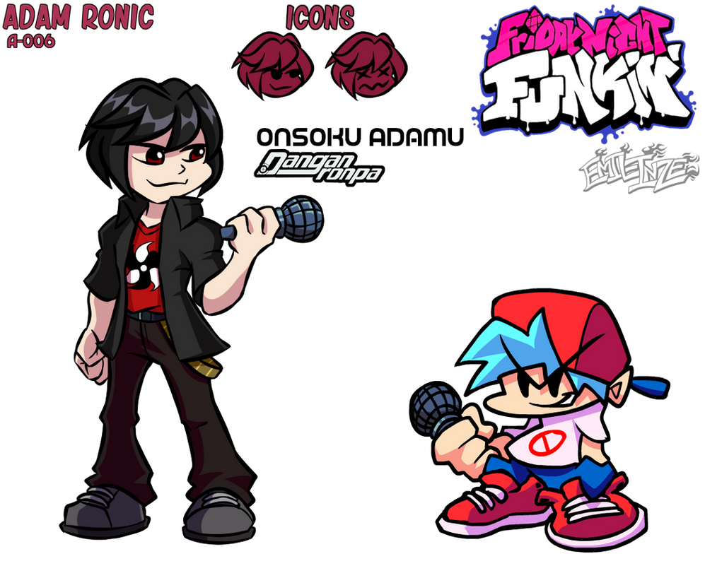 Ronic (A-006) in FNF Style by Emil-Inze on DeviantArt