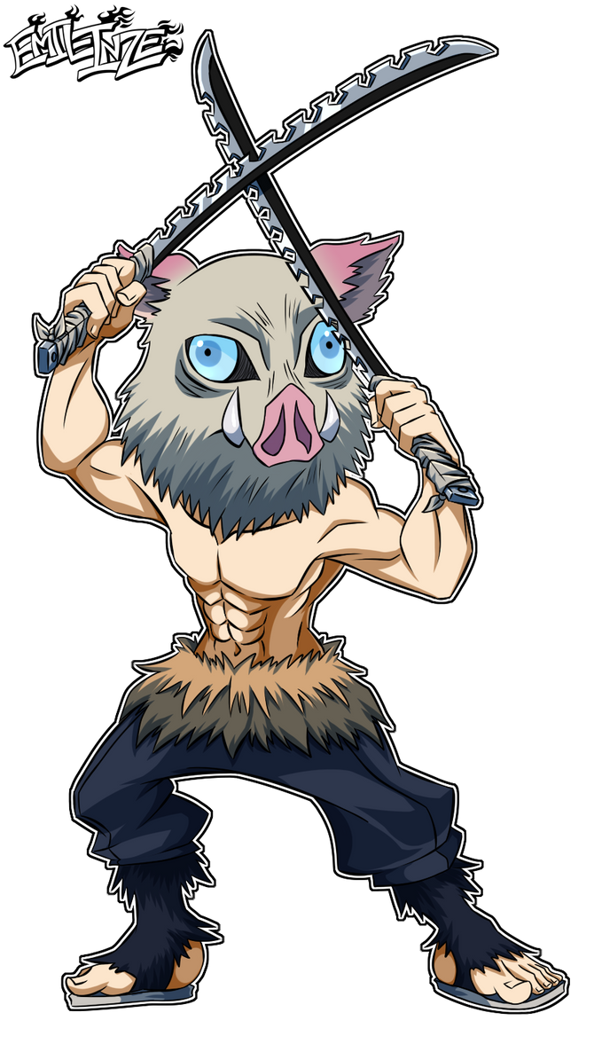 Inosuke Hashibira (Kimetsu no Yaiba) by Emil-Inze on DeviantArt