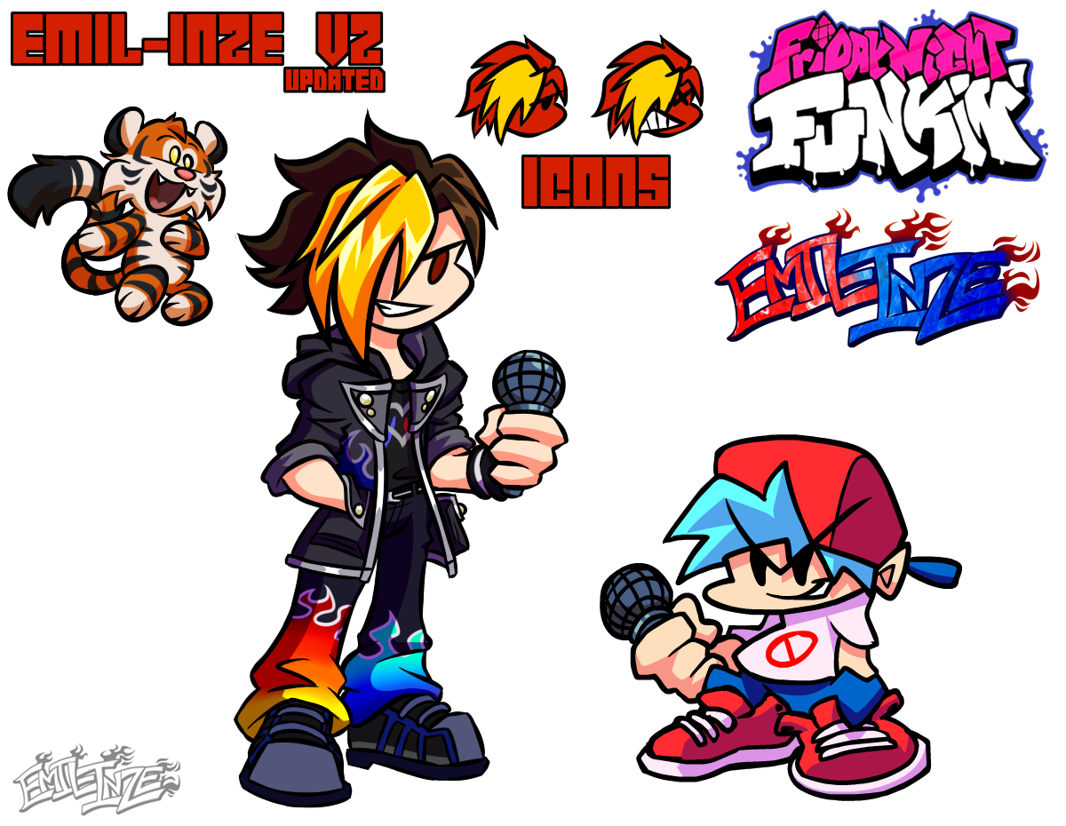 Fnf Style Writing Emil-Inze in FNF Style (V2) by Emil-Inze on DeviantArt