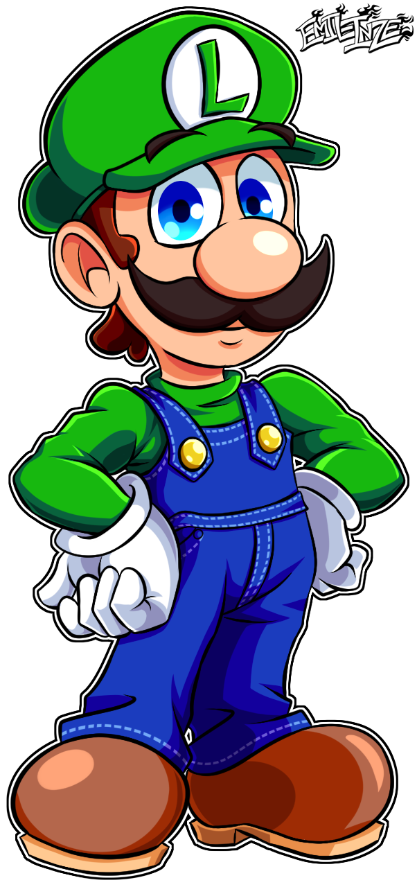 Luigi (Super Mario Bros.) by Emil-Inze on DeviantArt