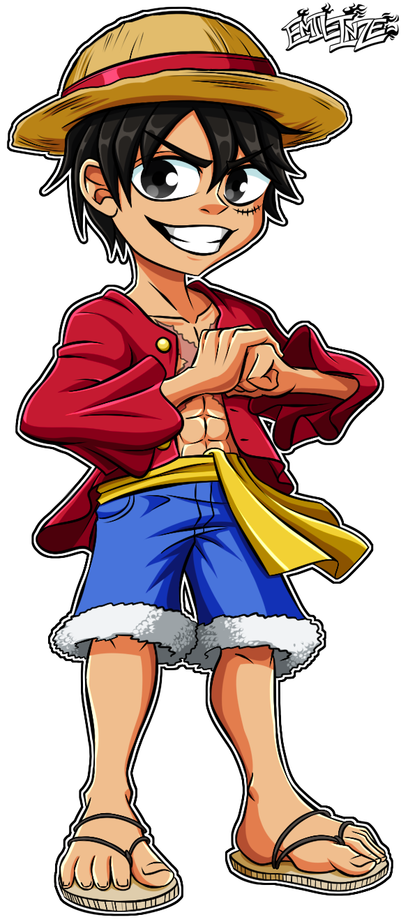 Monkey D. Luffy (One Piece) by Emil-Inze on DeviantArt