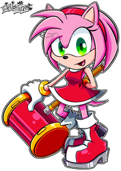 Amy Rose (Sonic Adventure) by Emil-Inze