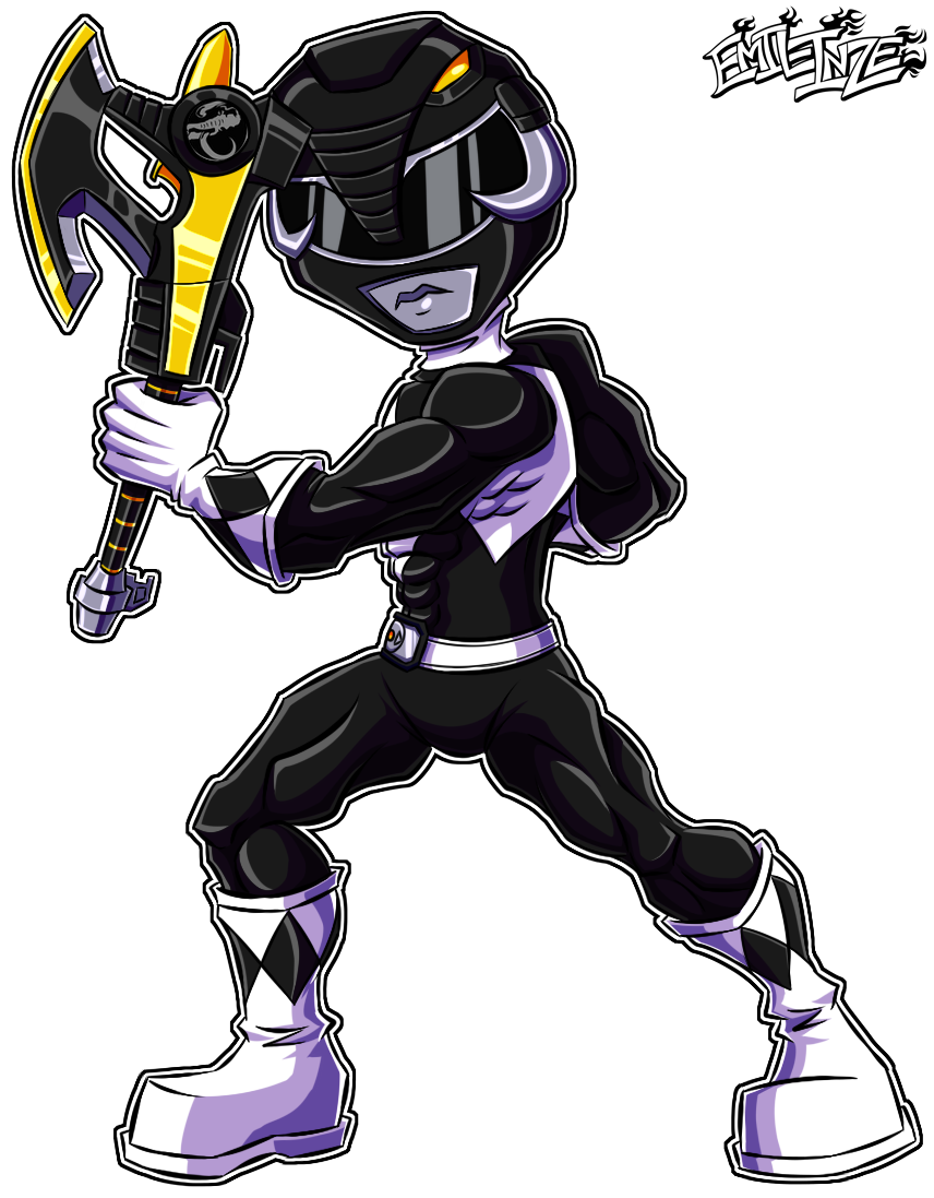 Black Ranger (Power Rangers Mighty Morphin) by Emil-Inze on DeviantArt
