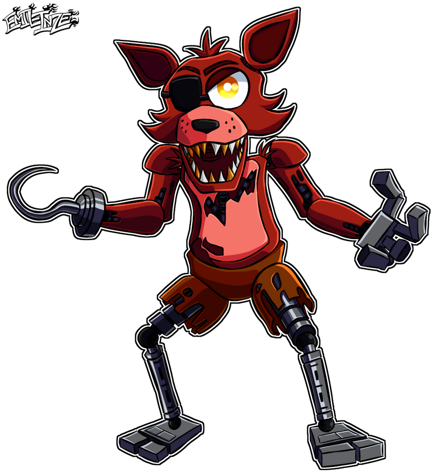Foxy the Pirate Fox (Five Nights at Freddy's) by Emil-Inze on DeviantArt