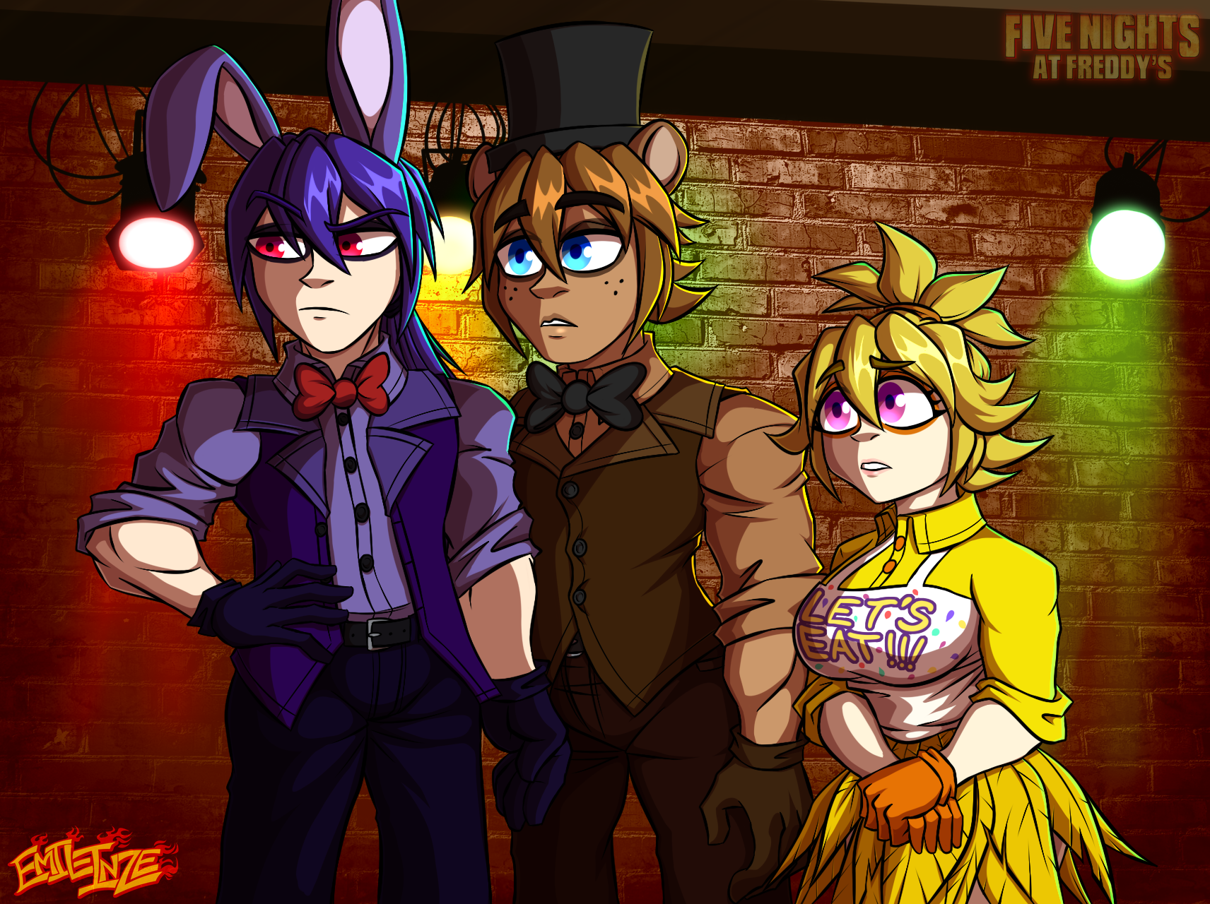 Five Nights at Freddy's 1 Concept by Emil-Inze on DeviantArt