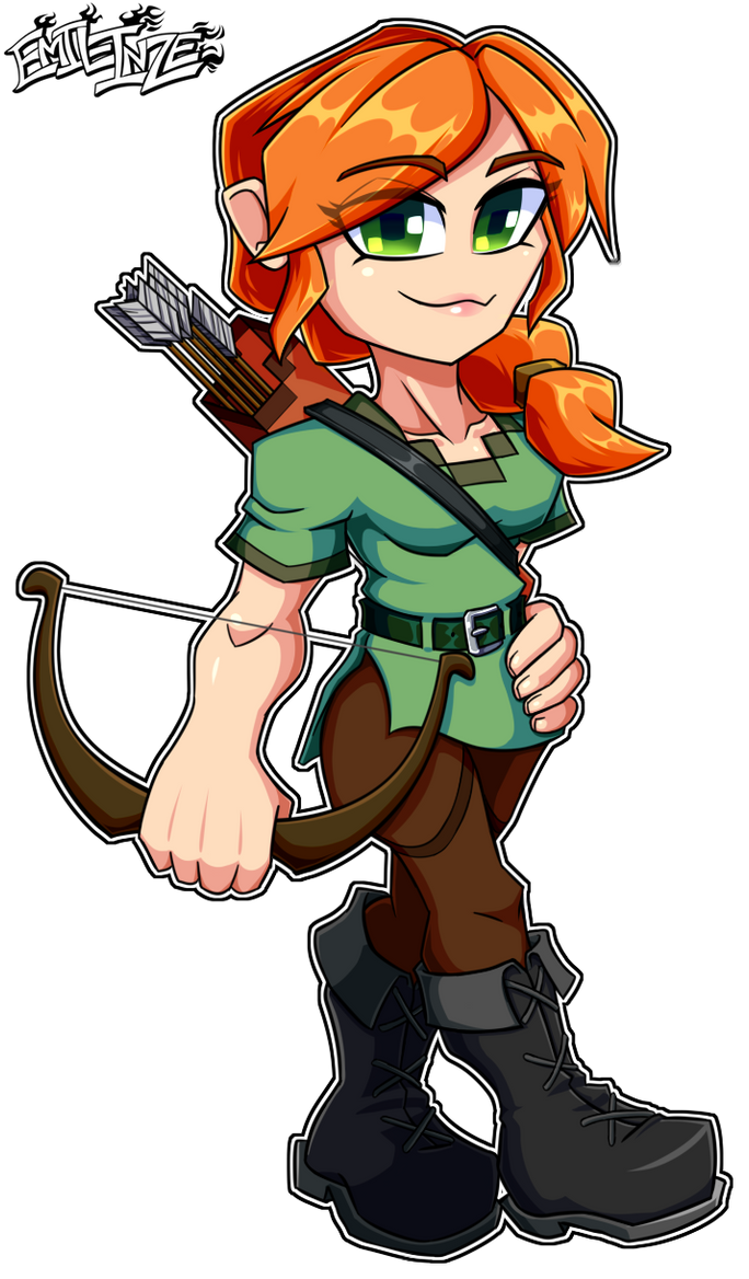 Minecraft Alex Inflatin Alex (Minecraft) by Emil-Inze on DeviantArt
