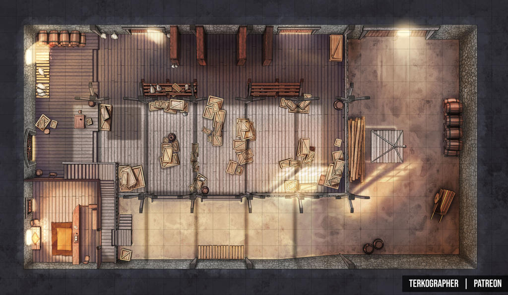 Underground rooms (RPG map) by ndvMaps on DeviantArt