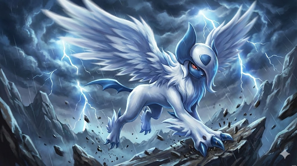 Mega Absol Background Mega Absol by Clkc0415 on DeviantArt