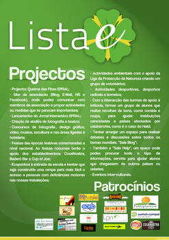 Lista E - Projectos