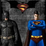 Batman vs. Superman Poster (Bale/Routh Version)