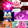 Android 21 eats Sonic (Comic)