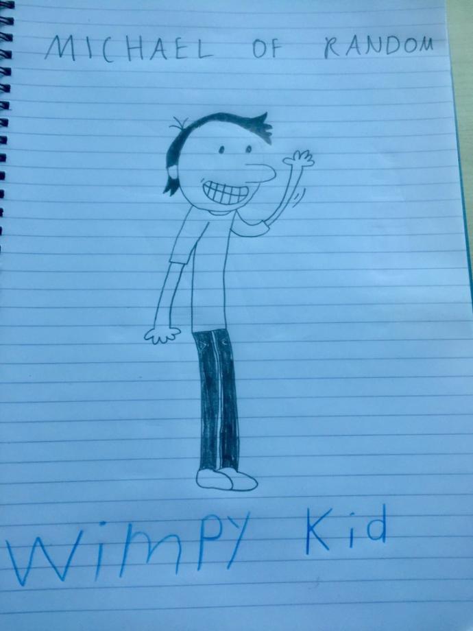 (OLD) Michael of Random (Wimpy Kid style)