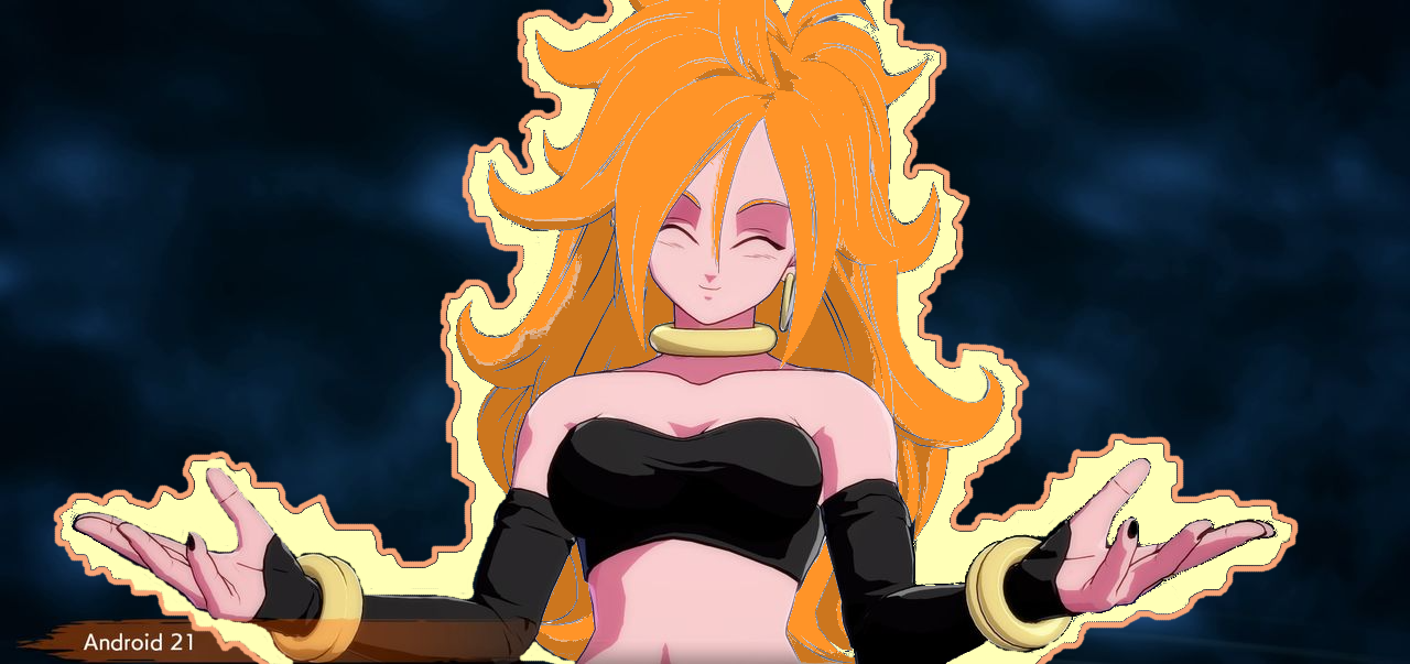 Sparking Joy Android 21 (Good) wants a hug