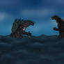 Zilla Jr. vs Godzilla (GMK) (GDKBR Style)
