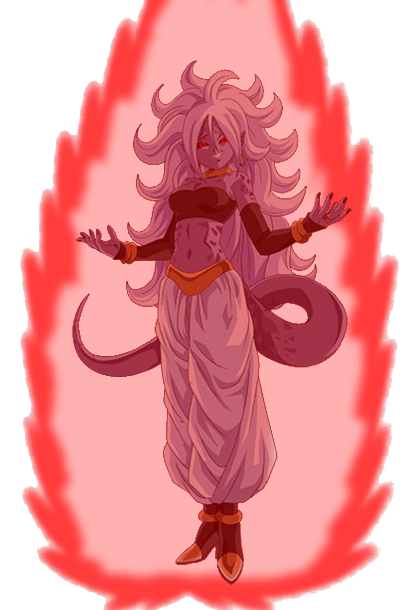 Kaio-Ken Majin Android 21 (Cell Absorbed) by MichaelofRandom on DeviantArt