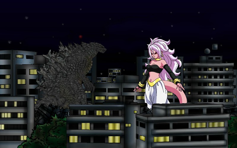 Godzilla vs. Android 21 (GDKBR Style)