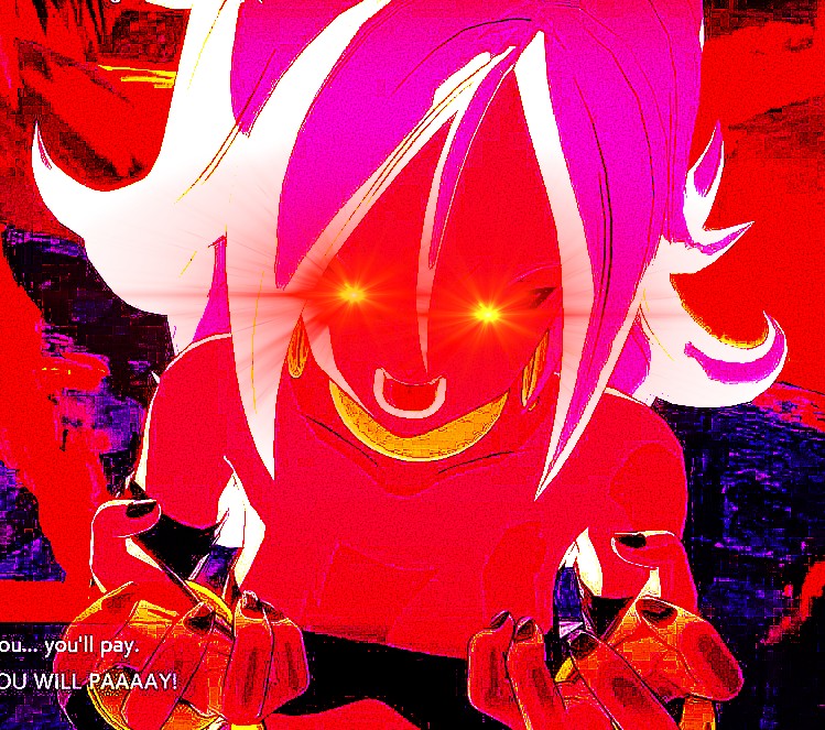 Android 21 loses it!!!