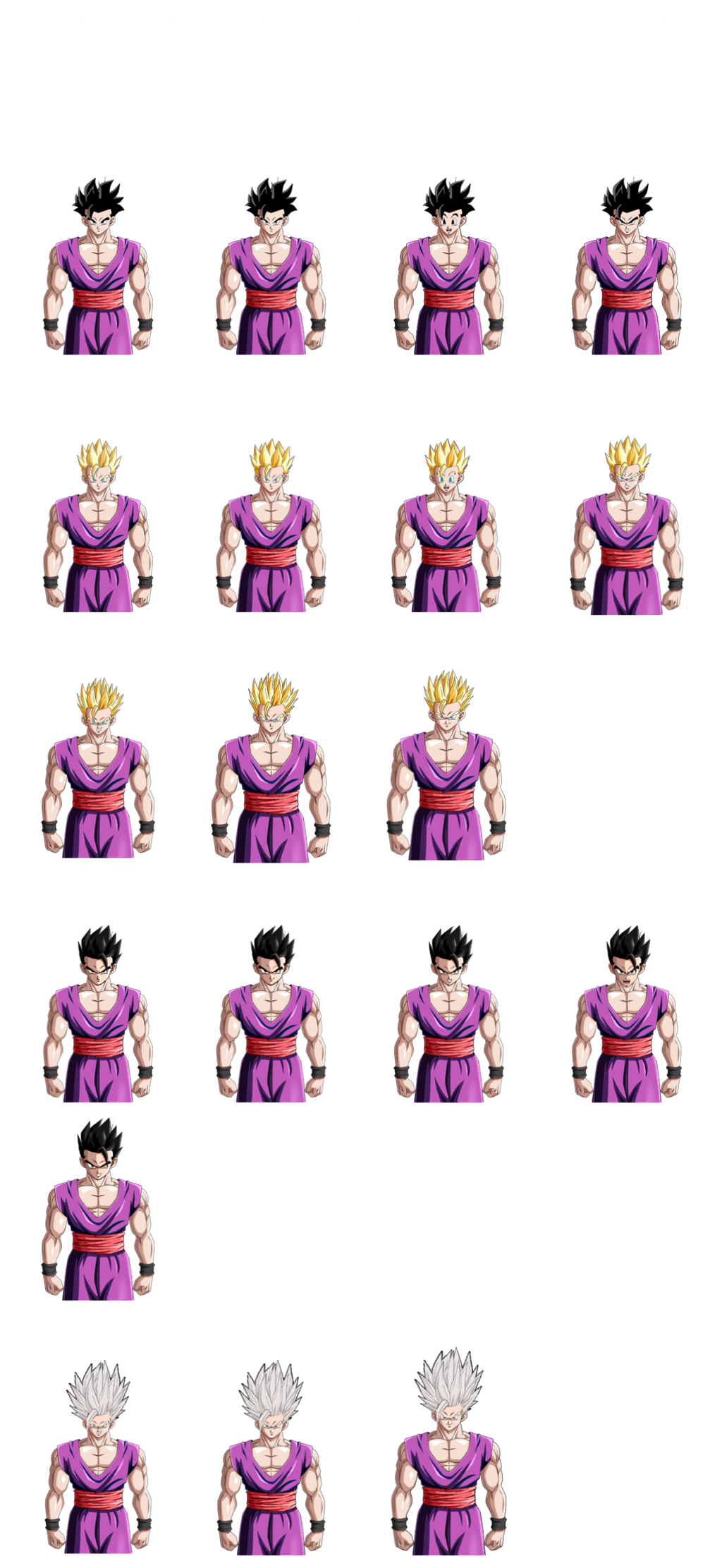 Go Han Stylized Gohan (DBS Super Hero) (Legends style) by MichaelofRandom on DeviantArt