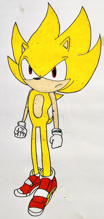 Super Sonic 2 (Classic) - Sonic Frontiers by ShadowLifeman on DeviantArt