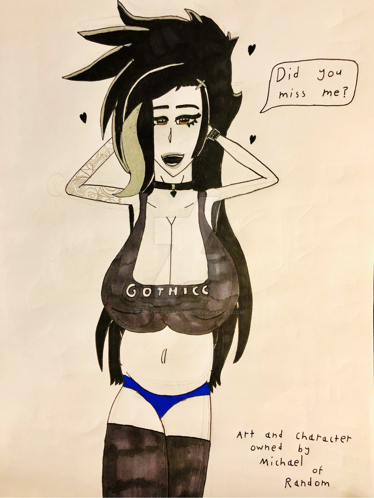 Amelie The Big Tiddy Goth GF Is Back Once Again By MichaelofRandom On amelie-the-big-tiddy-goth-gf-is-back-once-again-by-michaelofrandom-on