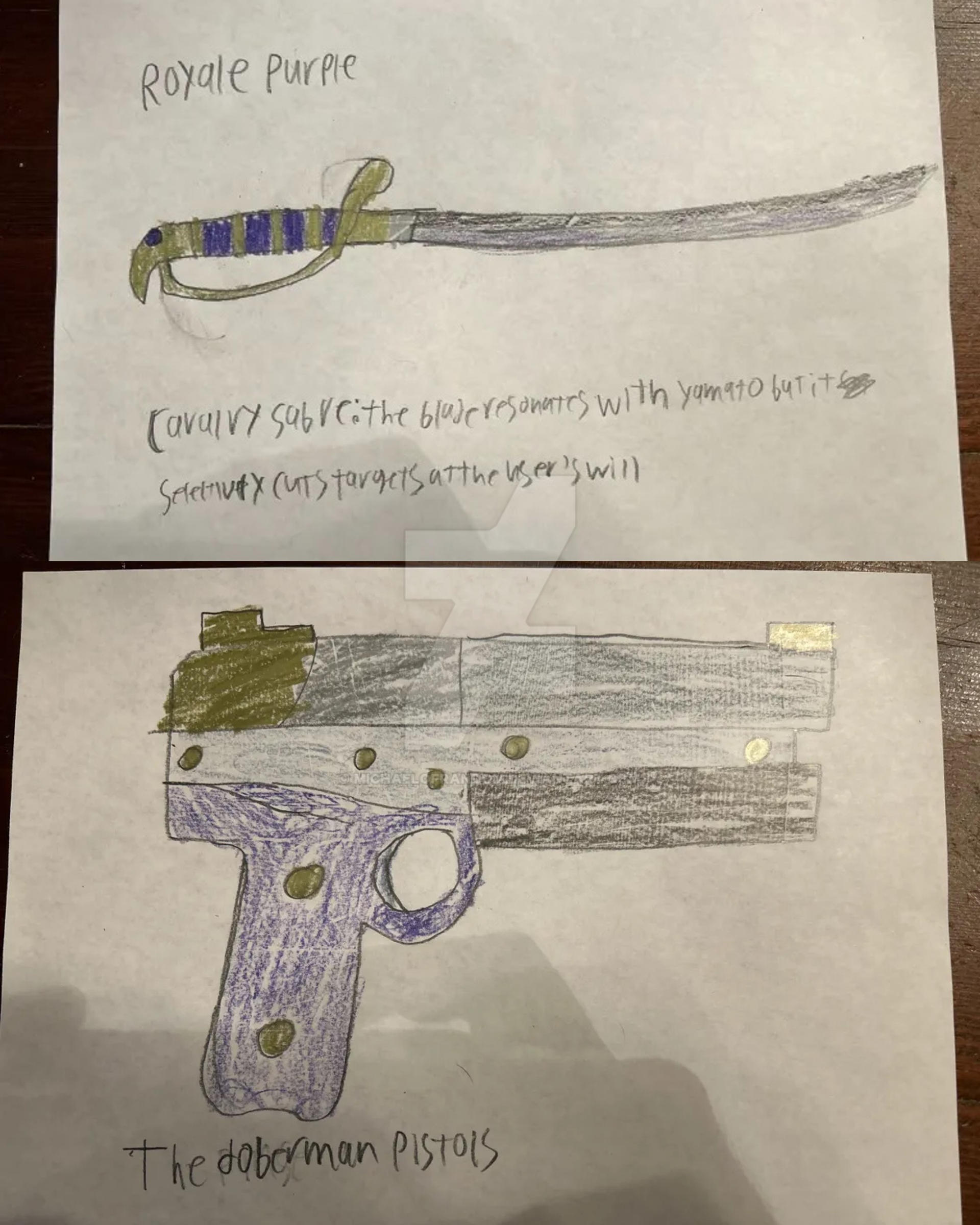 DkM's weapons reference by Blacksmithcosplay7