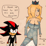 Shadow and Rosalina (Comfort character meme)
