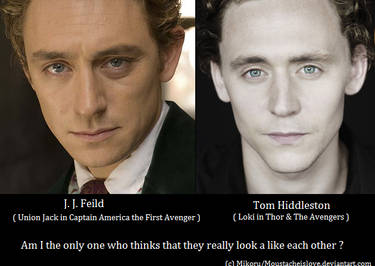 J. J. Feild and Tom Hiddleston