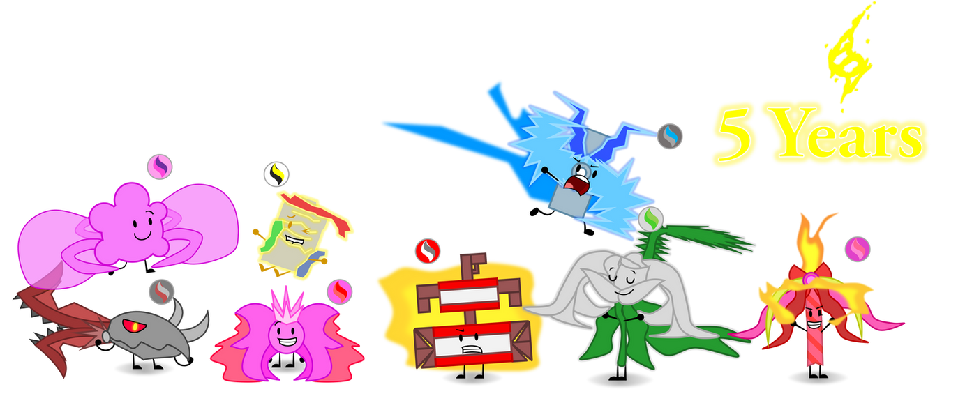 Mega Objects 5th Anniversary: Group 7 by Bucketverse on DeviantArt