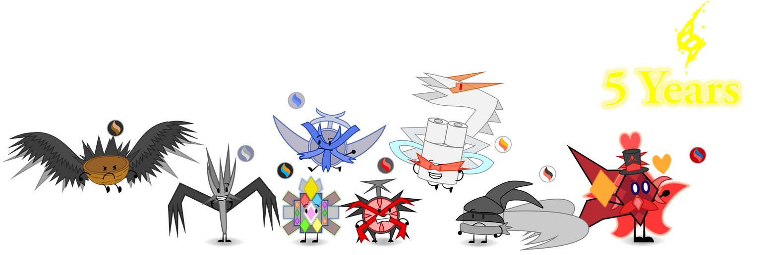 Mega Objects 5th Anniversary: Group 8 by Bucketverse on DeviantArt