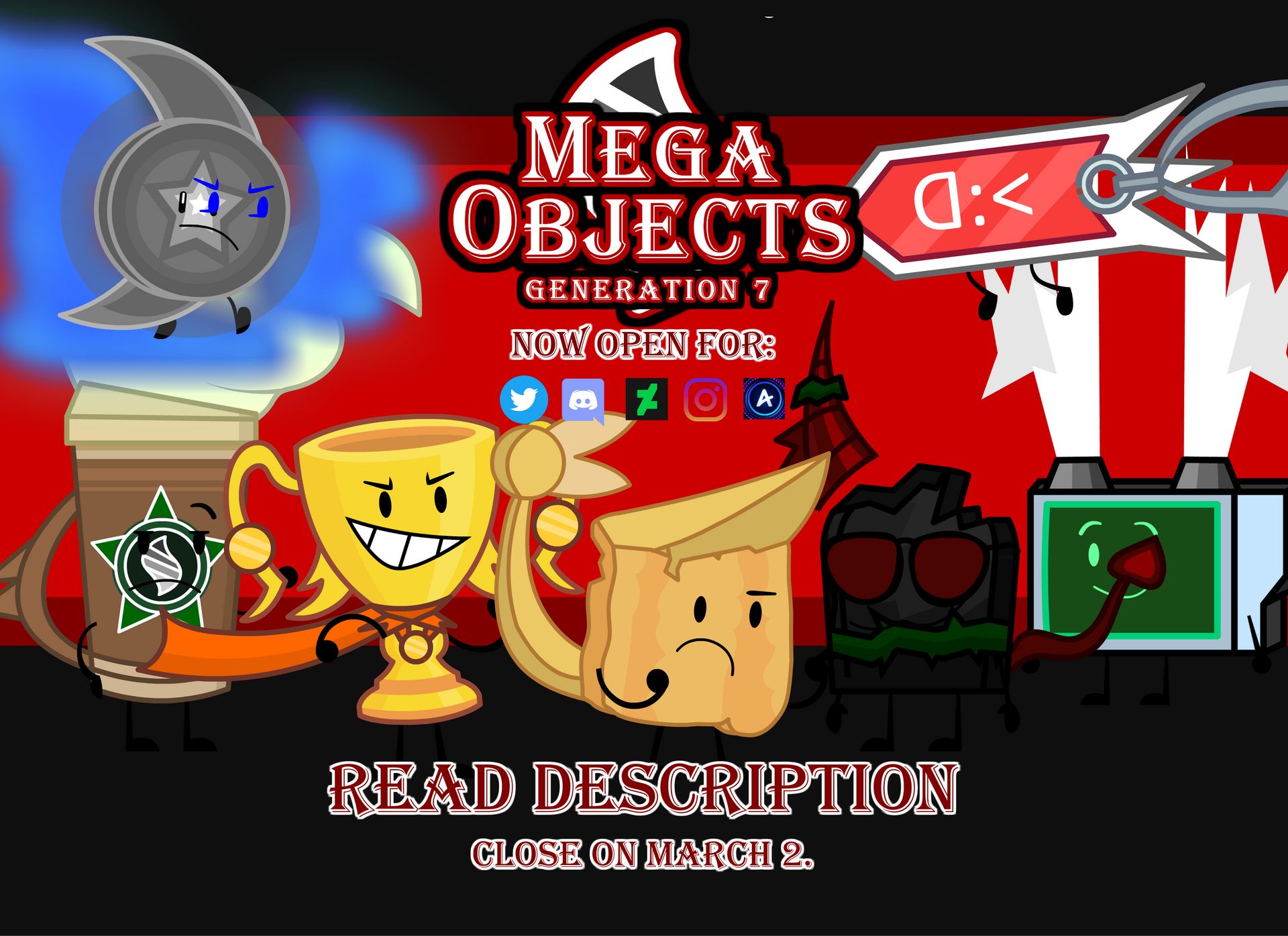 Mega Objects Gen. 7 (5 Days Left) by Bucketverse on DeviantArt
