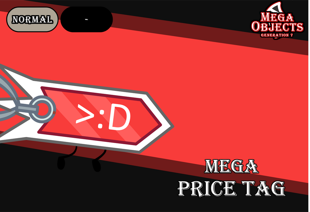 Mega Objects G7 #2: Mega Price Tag by Bucketverse on DeviantArt