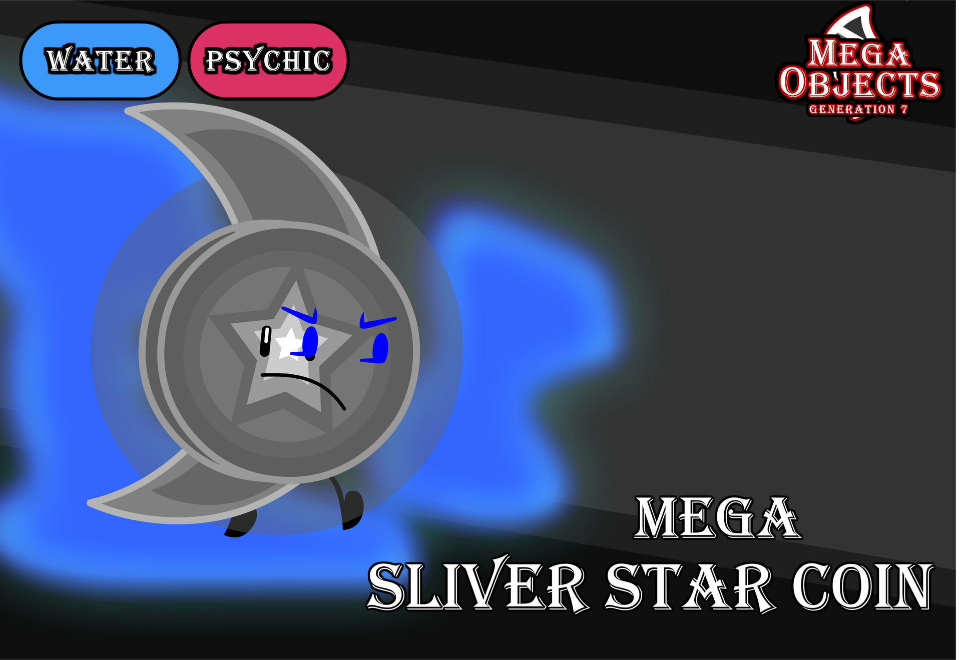 Mega Objects G7 #3: Mega Sliver Star Coin by Bucketverse on DeviantArt