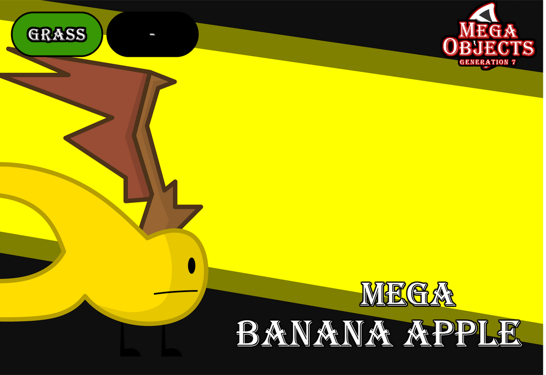 Mega Objects G7 #72: Mega Banana Apple by Bucketverse on DeviantArt