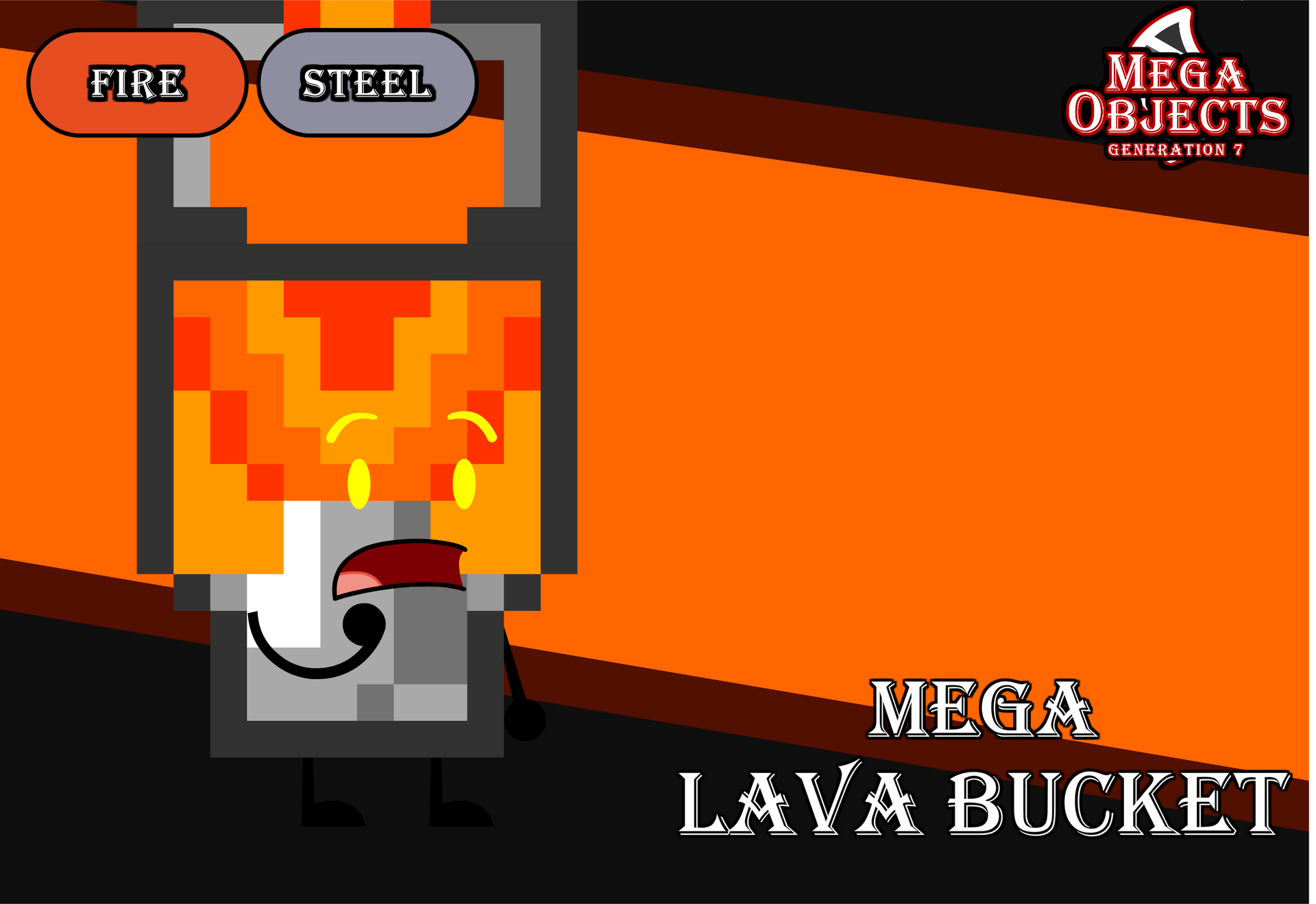 Mega Objects G7 #83: Mega Lava Bucket by Bucketverse on DeviantArt